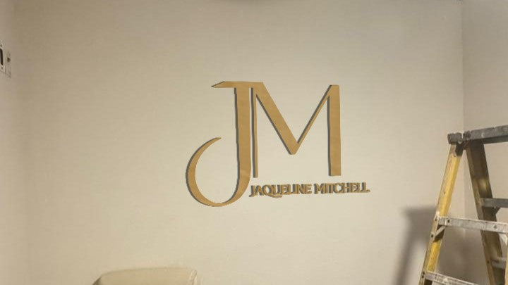JAQUELINE MITCHELL 5MM METAL SIGN