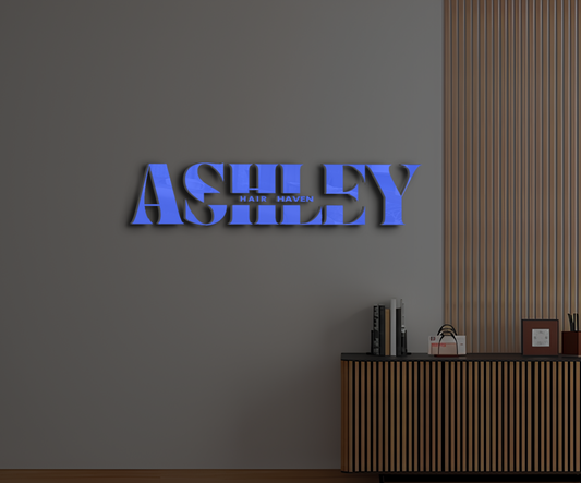 ASHLEY PIPER 2D METAL SIGN
