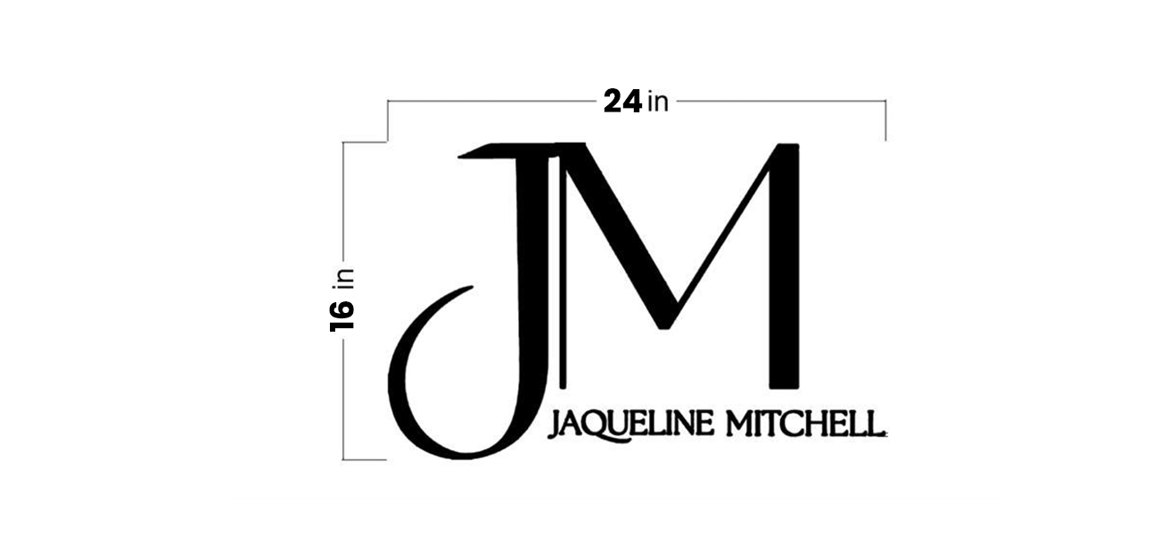 JAQUELINE MITCHELL 5MM METAL SIGN