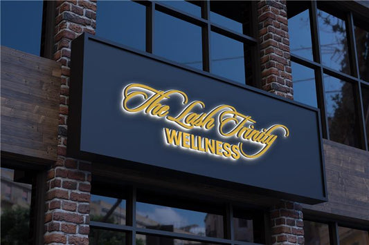 Nicole Ventura 3D Metal Backlit Sign